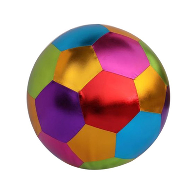 Assortimento unisex di tessuti metallici rimbalzante palle gonfiabili giocattolo viola oro e verde