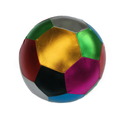 Assortimento unisex di tessuti metallici rimbalzante palle gonfiabili giocattolo viola oro e verde