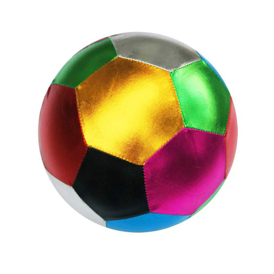 Assortimento unisex di tessuti metallici rimbalzante palle gonfiabili giocattolo viola oro e verde