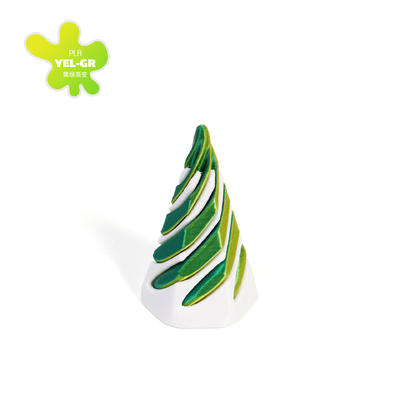 PLA 3D stampato Vortex Thread Illusion Pass Through Pyramid Fidget Toy per bambini e adulti