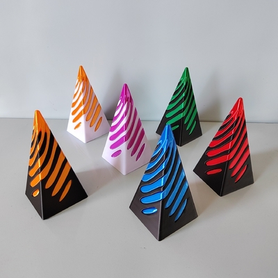 Giocattolo a cono a spirale stampato in 3D Anti-ansietà, sollievo dallo stress, decompressione Giocattolo a spirale