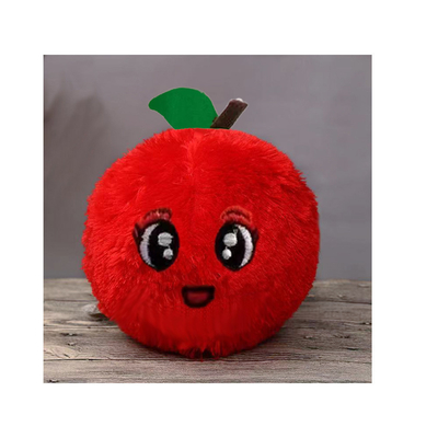 10&quot; Ananas giallo giocattolo di peluche con palla interna in PVC e pelle esterna in poliestere