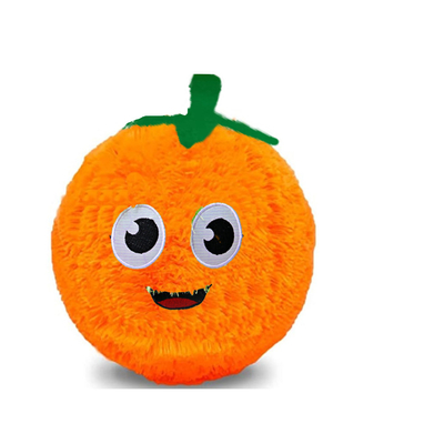 10&quot; Ananas giallo giocattolo di peluche con palla interna in PVC e pelle esterna in poliestere