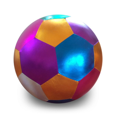 Unisex 60 cm tessuto di poliestere lucido Eco-friendly Pvc calcio palla per bambini