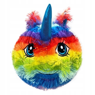 Furry Friendz Plush Unicorn Palla gonfiabile giocattolo bianco 9 pollici per i vostri piccoli