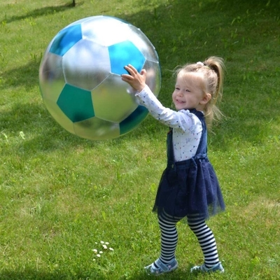 60 cm di tessuto Bambini Giant palla da calcio gonfiabile Unisex FM-F-002