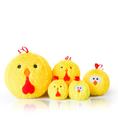 Amorevole piccolo pollo di Pasqua rotondo giocattolo di peluche per bambini 5-7 anni