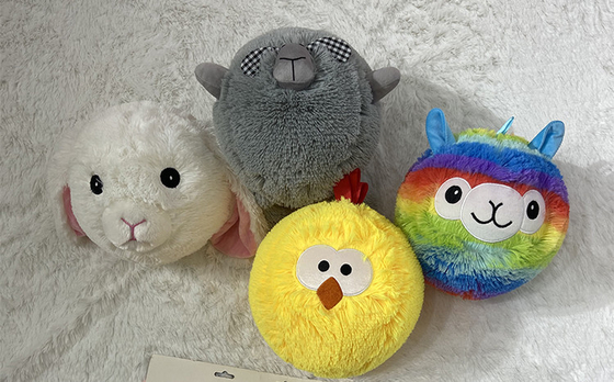 Amorevole piccolo pollo di Pasqua rotondo giocattolo di peluche per bambini 5-7 anni