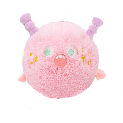 Skip Ball Emoj gonfiabile carattere Soft Plush Ball Funny Face Furry Neon Emoj Ball