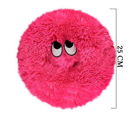 Skip Ball Emoj gonfiabile carattere Soft Plush Ball Funny Face Furry Neon Emoj Ball
