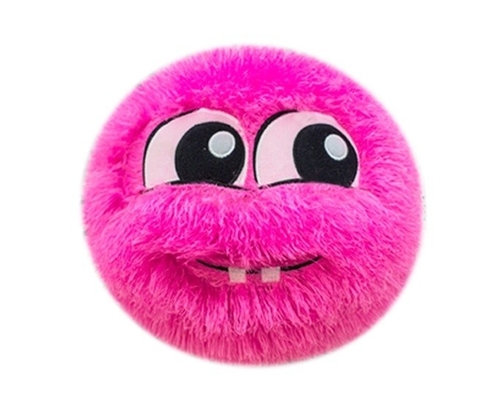 Skip Ball Emoj gonfiabile carattere Soft Plush Ball Funny Face Furry Neon Emoj Ball