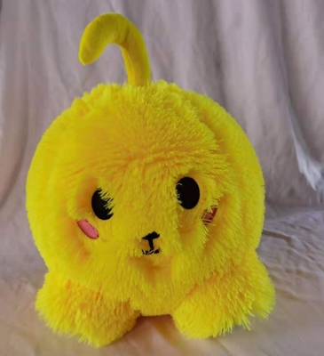Giocattoli gonfiabili Smiley Face 23 cm Giallo PVC Materiale a sfera interna per tipo di impresa