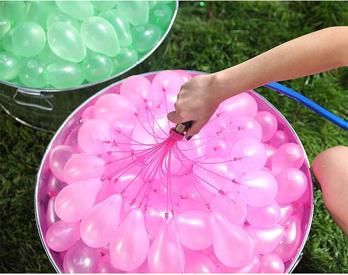 Palloni d'acqua unisex di colore tropicale per l'aria aperta Amici della famiglia Bambini Divertimento estivo