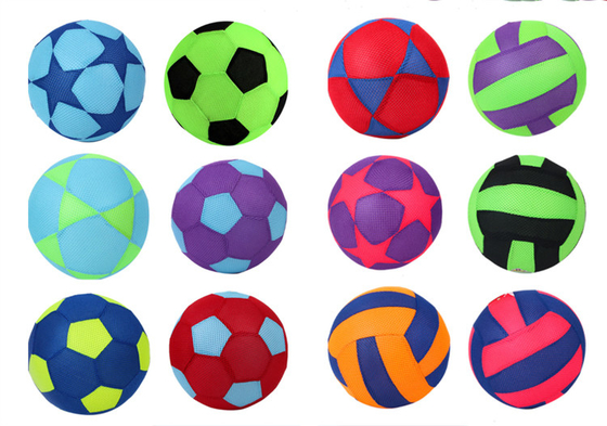 Gioco di palla per bambini Pvc Air Mesh Pallone da calcio Pvc giocattoli di stoffa Calcio palla da 6' a 40