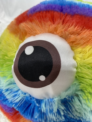 OEM ODM Accettato Bambini Smiley Happy Face Pallone gonfiabile con occhi 3D Arcobaleno Intervallo di età 5-7 anni