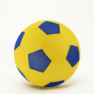 Calcio a maglia gonfiabile di peluche per giocattoli per bambini