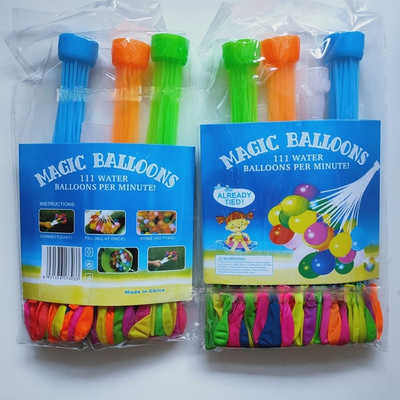 Festa 3 pollici 3 mazzi 111 pezzi Palloni d'acqua da riempimento rapido per bambini giochi estivi giocattoli