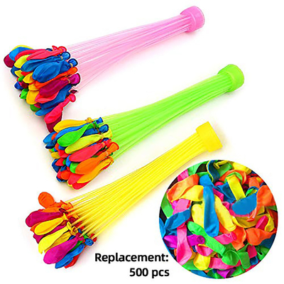 Giocattolo da pallone d'acqua unisex 111 Pcs 3 pacchetti Palloni d'acqua per il divertimento all'aperto