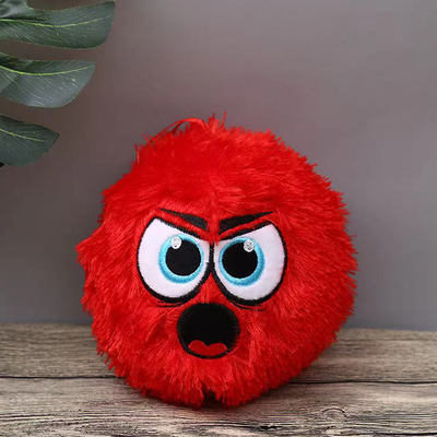 Extra Large 12 Inch Fuzzy Plush Ball Stile giocattolo gonfiabile Materiale di palla interna PVC