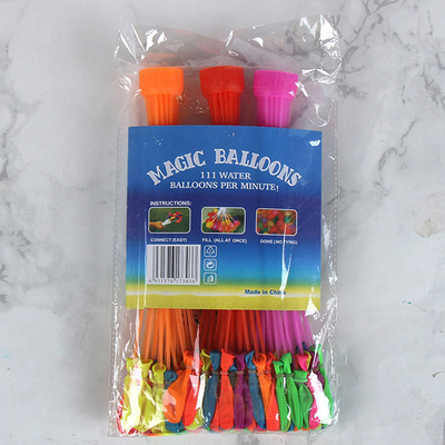 Giocattolo da pallone d'acqua unisex 111 Pcs 3 pacchetti Palloni d'acqua per il divertimento all'aperto