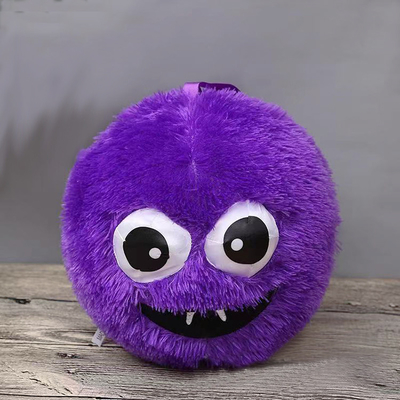 Extra Large 12 Inch Fuzzy Plush Ball Stile giocattolo gonfiabile Materiale di palla interna PVC