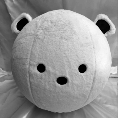 Sollievo dallo stress Plummy Hopper Ball con copertura di peluche Materiale di pelle esterna in poliestere