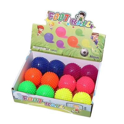 Descrizione Spiky Light Up LED Ball Multicolor Flashing Squeaky Ball