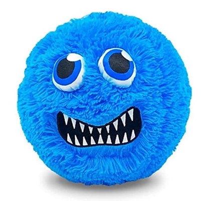 Stile Unisex 9&quot; faccia gonfiabile divertente pelosa calcio palla con gli occhi grossi bouncy cuddle amici