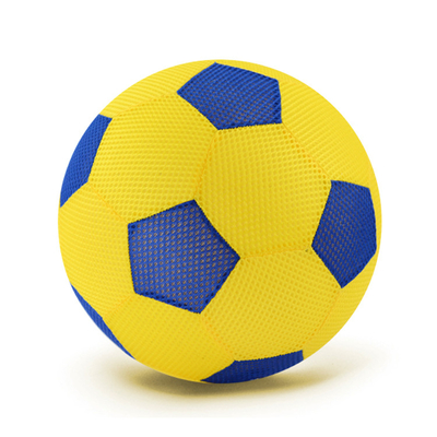 Palla di neon di tessuto giocattolo personalizzato 8.5 pollici sfollabile rete calcio