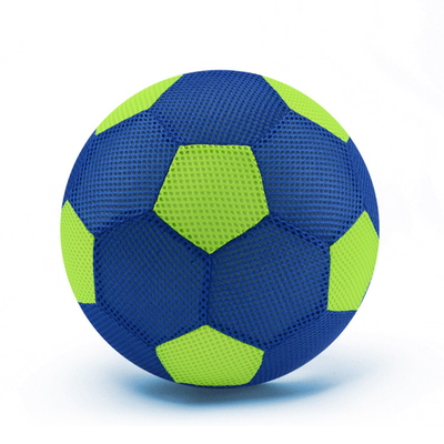 Palla di neon di tessuto giocattolo personalizzato 8.5 pollici sfollabile rete calcio
