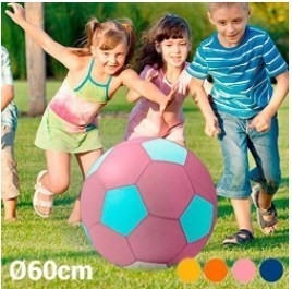 Palla di neon di tessuto giocattolo personalizzato 8.5 pollici sfollabile rete calcio