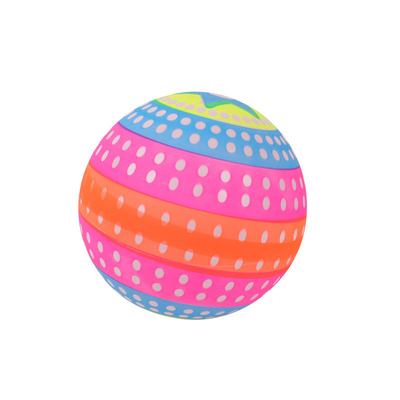 Logo personalizzato Colore brillante stampa completa Vinyl Pvc giocattolo palla per il divertimento all'aperto e all'interno