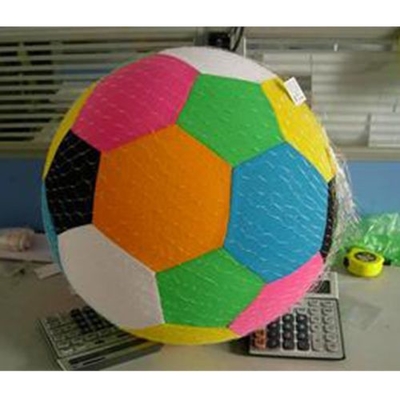 Soft e leggera 50cm Palla da calcio gonfiabile in tessuto personalizzata per le vostre esigenze