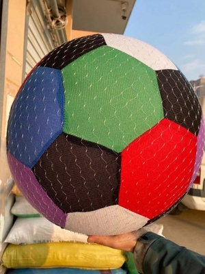 Soft e leggera 50cm Palla da calcio gonfiabile in tessuto personalizzata per le vostre esigenze