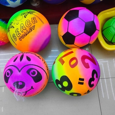 Rainbow 14 Years Up Rainbow Toy Ball Pvc Volley Ball gonfiato Volley Ball per il gioco sulla spiaggia
