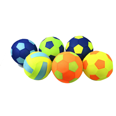 BM-1 mesh coperto 6 &quot;Pallone da calcio gonfiabile / palla da spiaggia per bambini