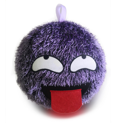 Stress-relieving 24 Inch Plush Ball Inflatabile Fuzzy Toy con materiale di poliestere