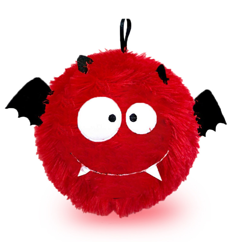 100g-600g Soft Novelty Balls Toy Funny Face Plush Stress Relief per Halloween