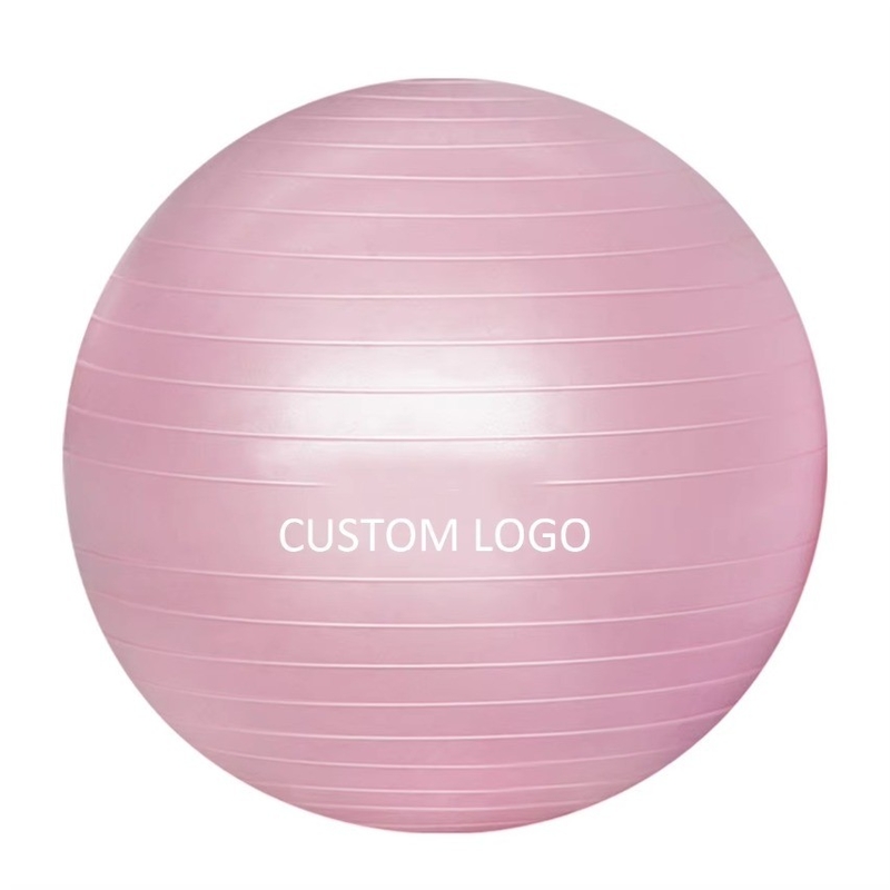 Availalbe OEM 55cm PVC Anti-Burst Gym Esercizio Yoga Ball con pompa d'aria e colorato