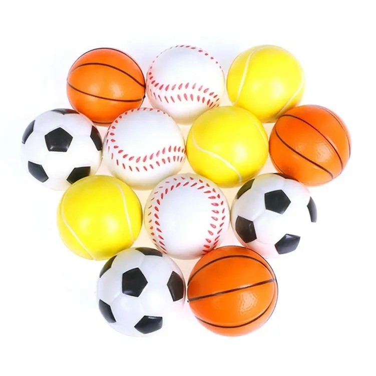6.5CM/7.5CM Unisex Sport Stress Relax Balls per alleviare lo stress