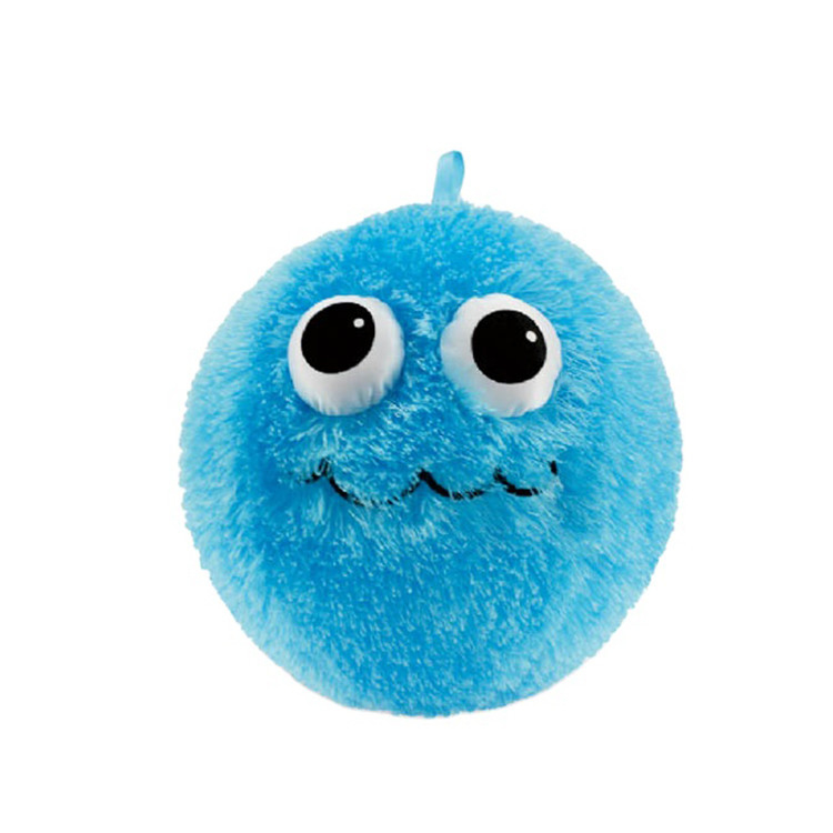 PVC tessuto a sfera interna sensoriale TPR giocattoli di peluche a sfera pelosa per il coordinamento mano-occhio